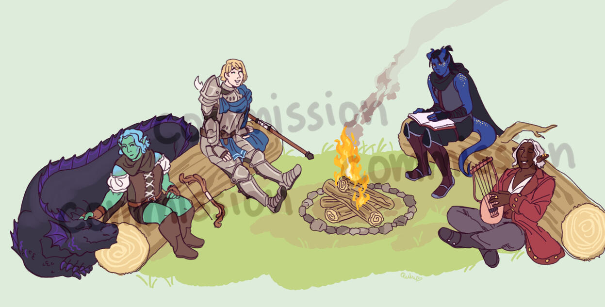 for a friend (4 fullbodies, color)